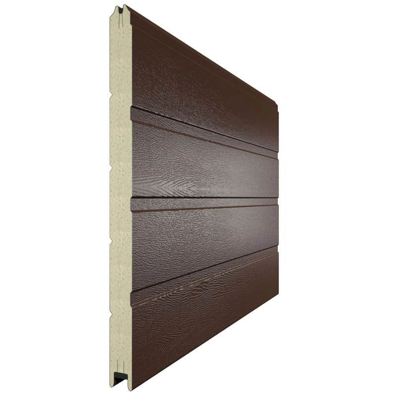 Верхняя панель коричневого цвета