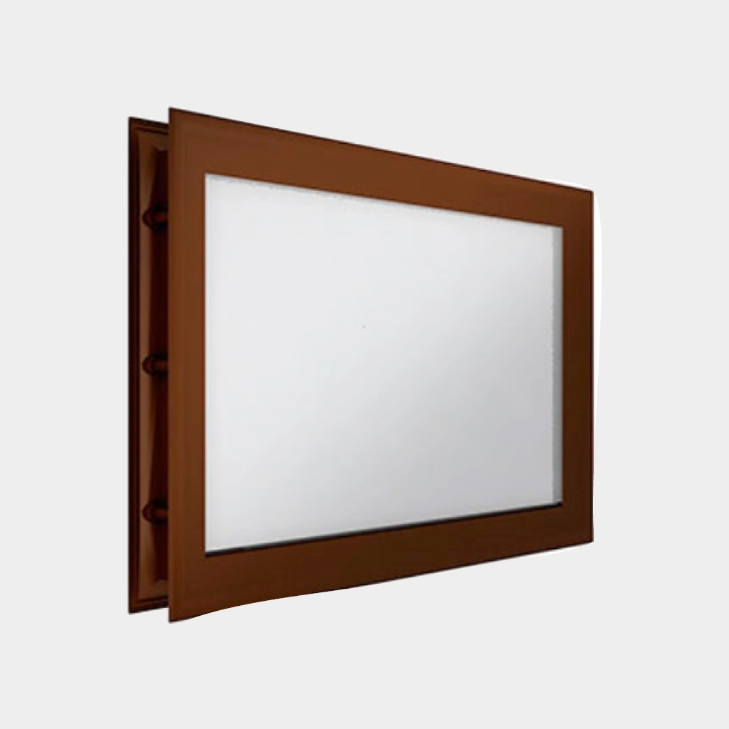 Окно в полотне ворот акриловое 452 × 302, коричневое (арт. DH85631)