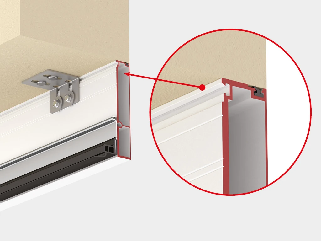 Установка ворот без пристенков встык со стеной