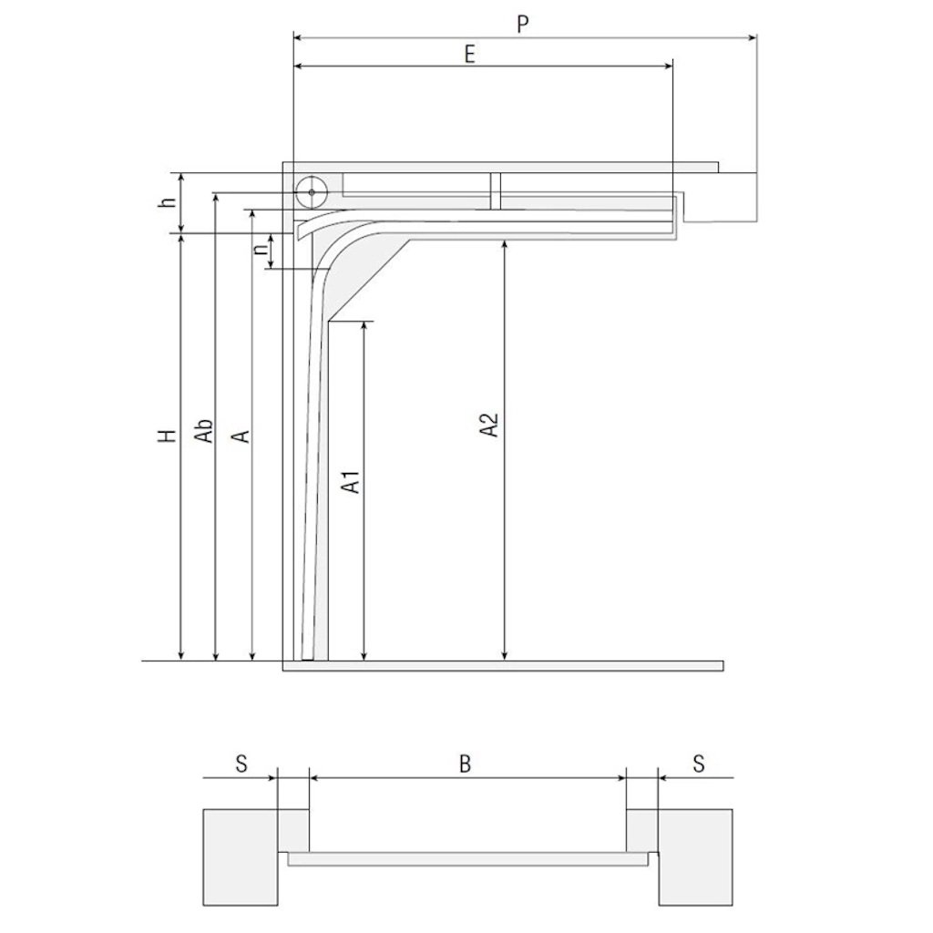 Низкий подъем, барабан спереди