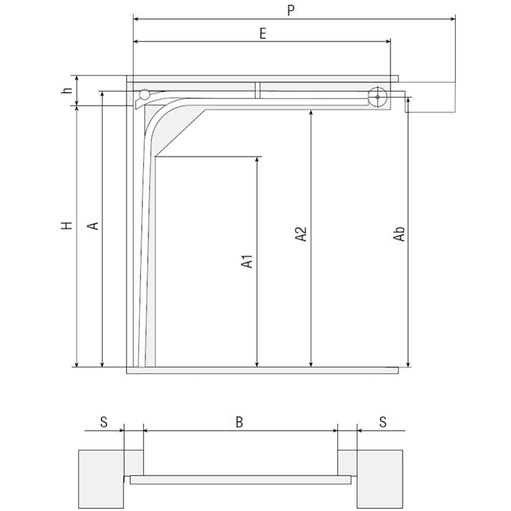 Низкий подъем, барабан сзади