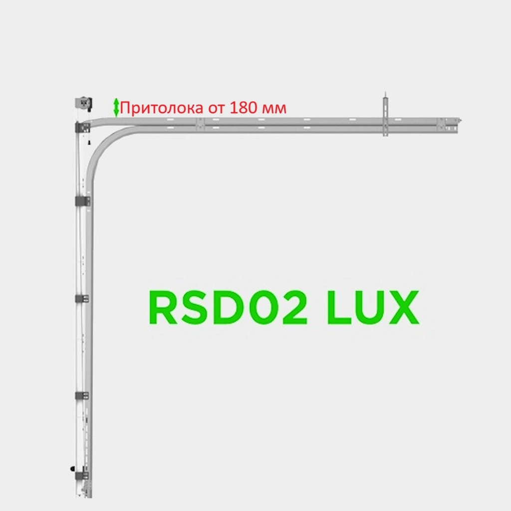 Установка ворот накладным монтажом на притолоку