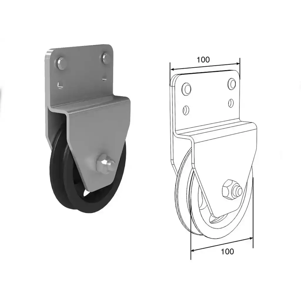 Поднимание секционных ворот веревкой