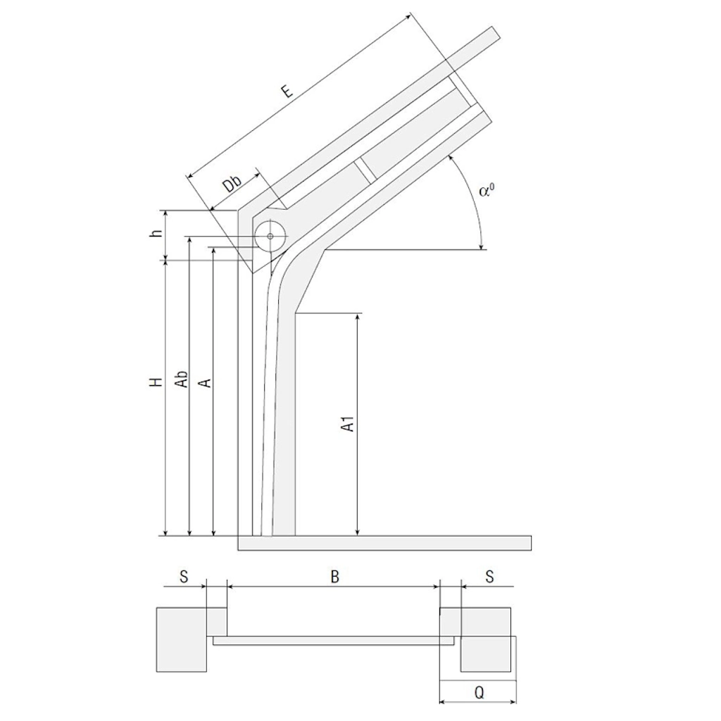 Стандартный наклонный подъем