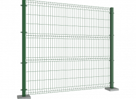 Заборные секции из сварной сетки "Оптима лайт"