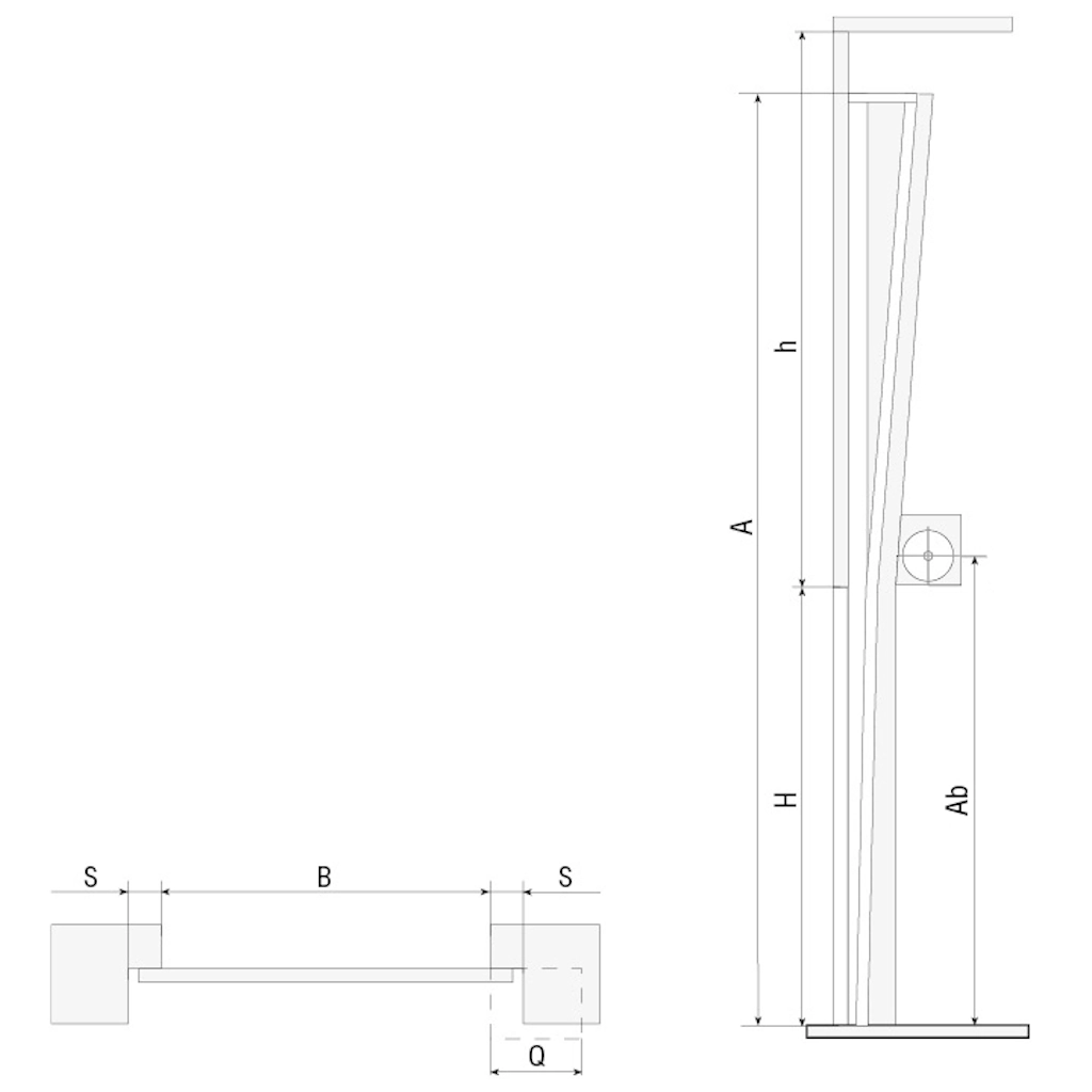 Подъем  вертикальный, вал снизу